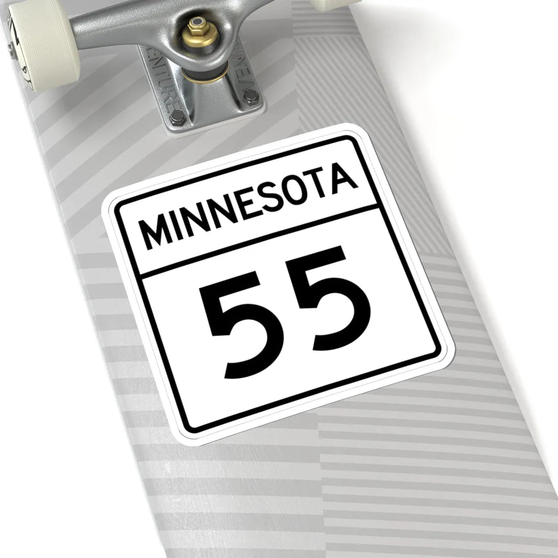 MN-55 1948 (Minnesota) (Road Sign) STICKER Vinyl Kiss-Cut Decal - The Sticker Space