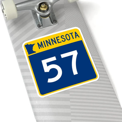 MN-57 (Minnesota) (Road Sign) STICKER Vinyl Kiss-Cut Decal - The Sticker Space