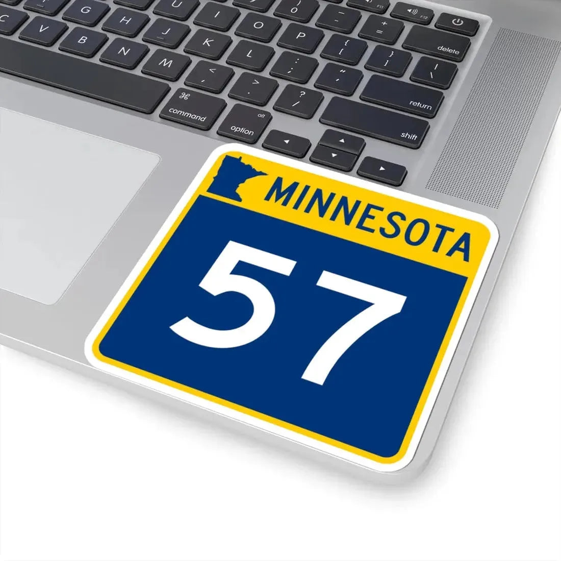 MN-57 (Minnesota) (Road Sign) STICKER Vinyl Kiss-Cut Decal - The Sticker Space