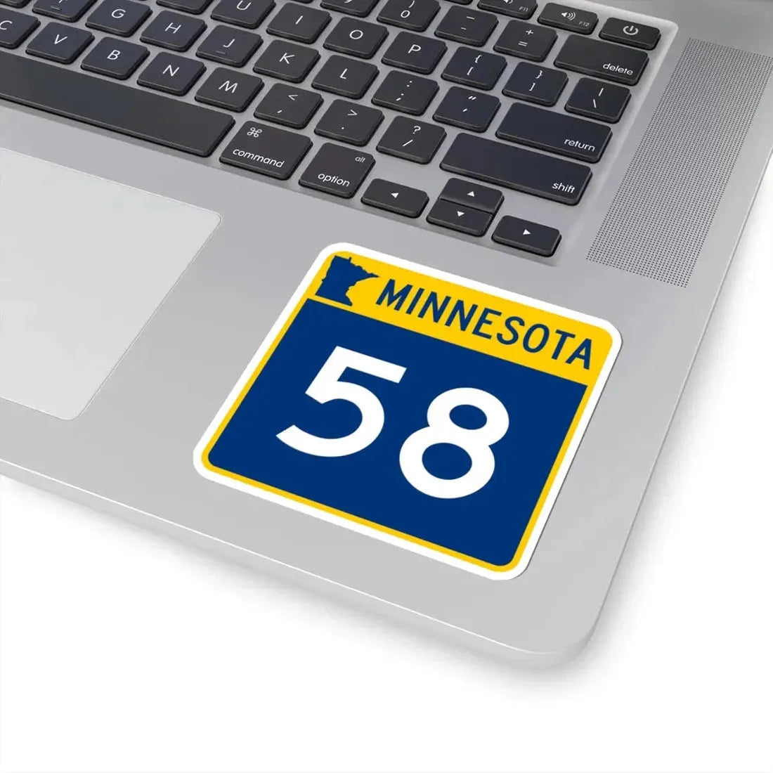 MN-58 (Minnesota) (Road Sign) STICKER Vinyl Kiss-Cut Decal - The Sticker Space