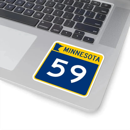 MN-59 (Minnesota) (Road Sign) STICKER Vinyl Kiss-Cut Decal - The Sticker Space
