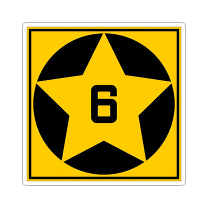 MN-6 1920 (Minnesota) (Road Sign) STICKER Vinyl Kiss-Cut Decal 6 Inch White - The Sticker Space