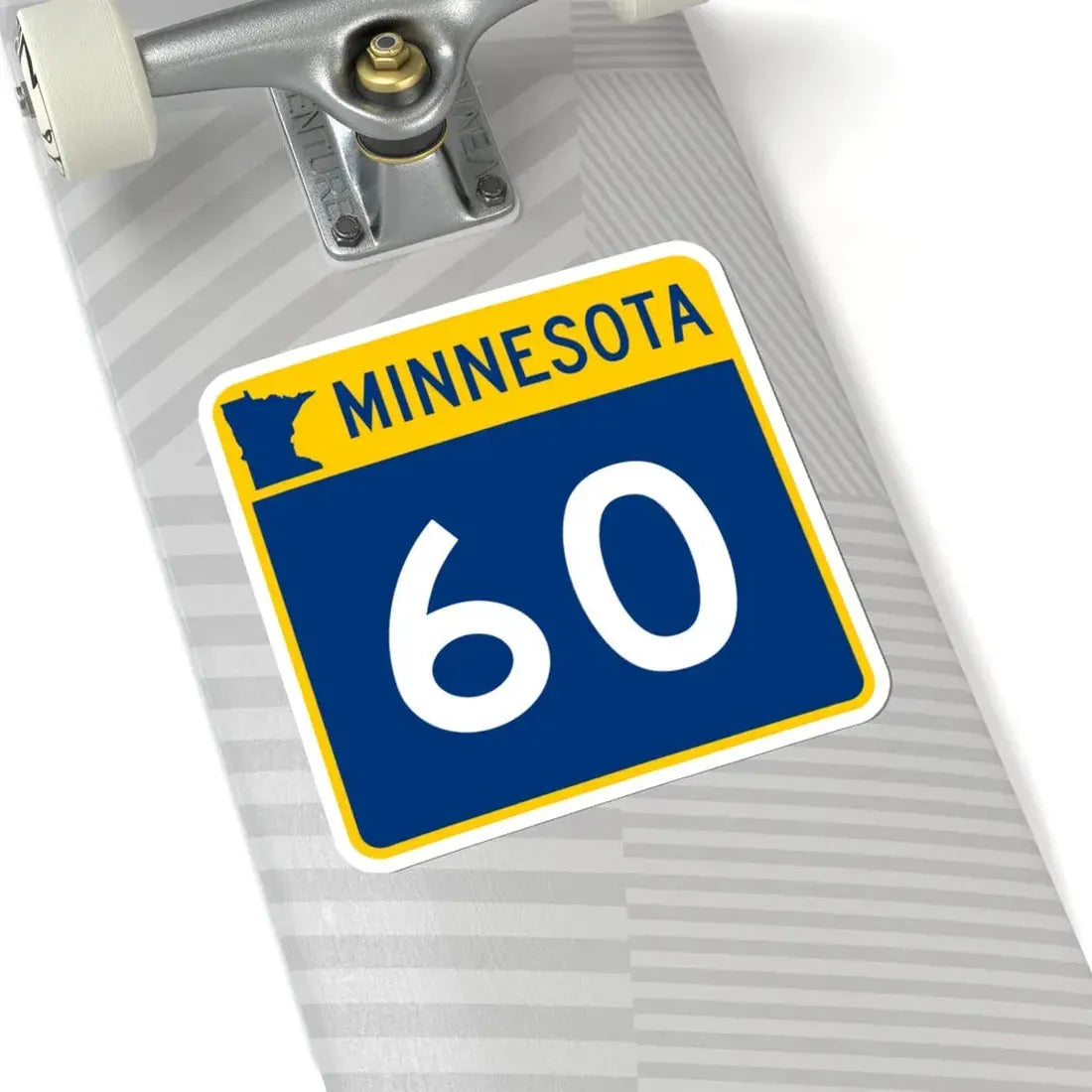 MN-60 (Minnesota) (Road Sign) STICKER Vinyl Kiss-Cut Decal - The Sticker Space