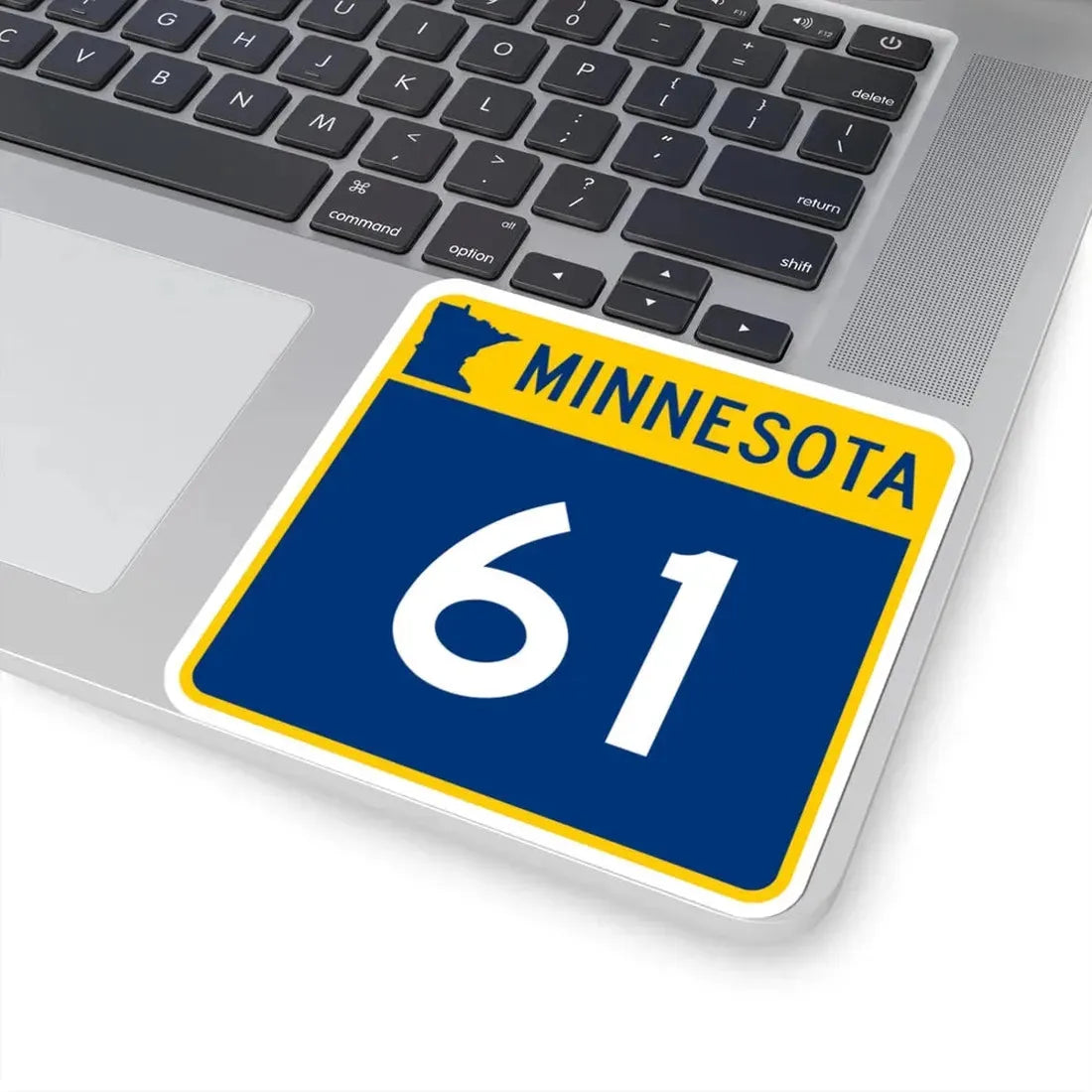 MN-61 (Minnesota) (Road Sign) STICKER Vinyl Kiss-Cut Decal - The Sticker Space