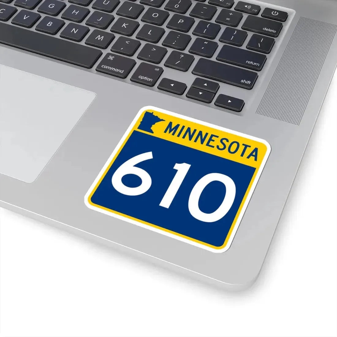 MN-610 (Minnesota) (Road Sign) STICKER Vinyl Kiss-Cut Decal - The Sticker Space