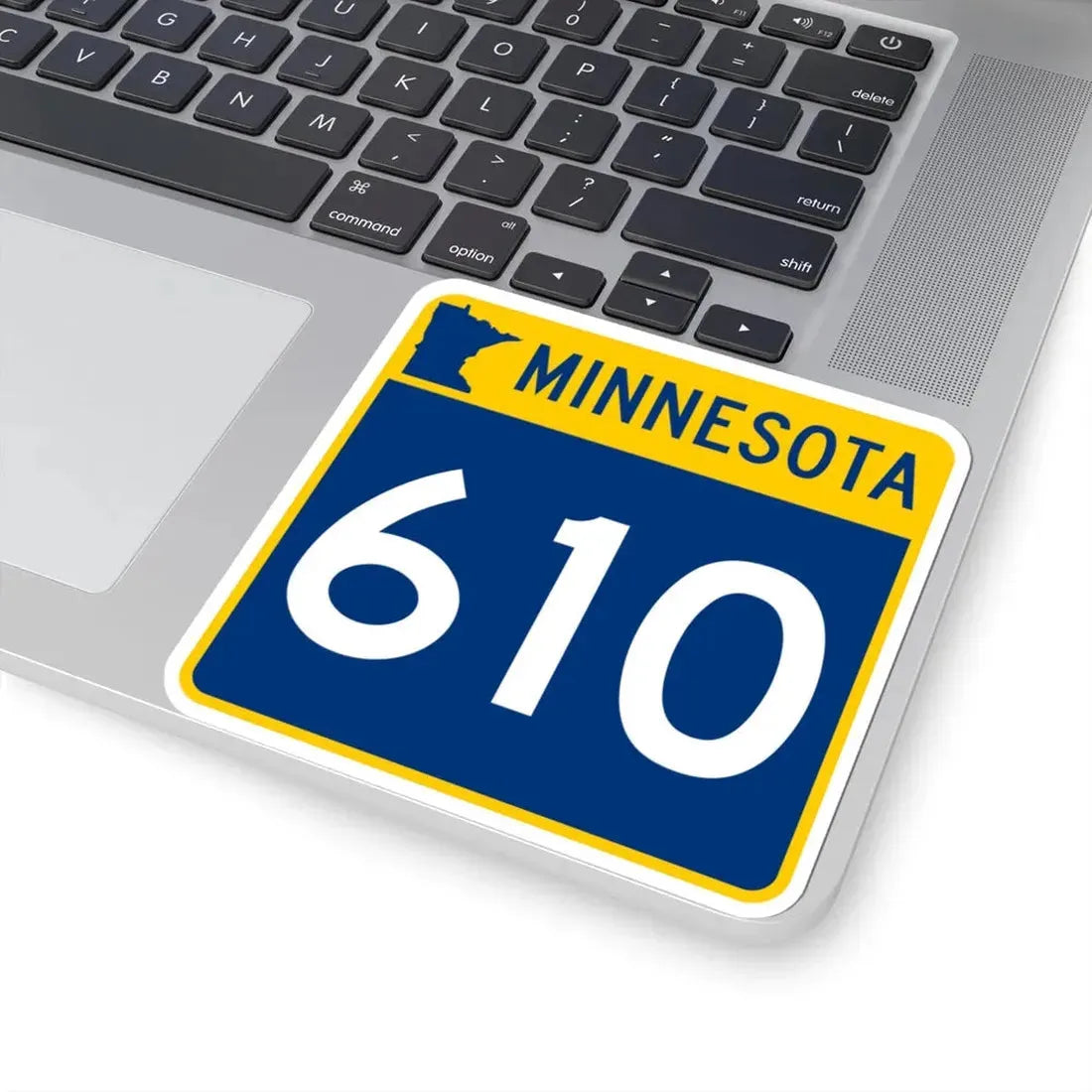 MN-610 (Minnesota) (Road Sign) STICKER Vinyl Kiss-Cut Decal - The Sticker Space