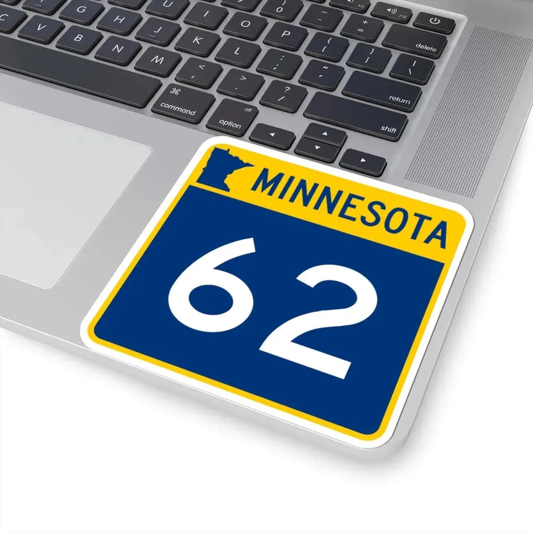 MN-62 (Minnesota) (Road Sign) STICKER Vinyl Kiss-Cut Decal - The Sticker Space