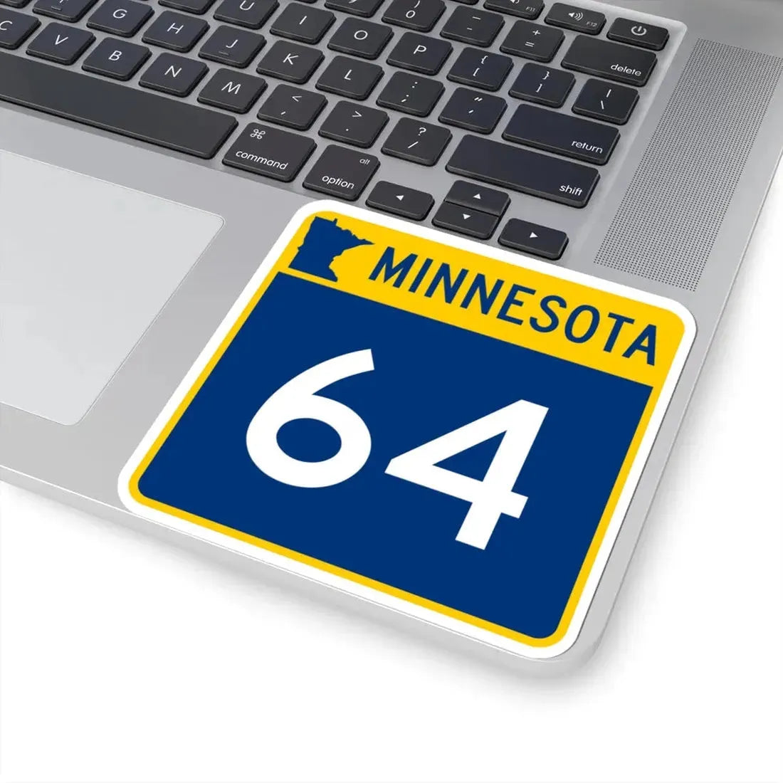 MN-64 (Minnesota) (Road Sign) STICKER Vinyl Kiss-Cut Decal - The Sticker Space
