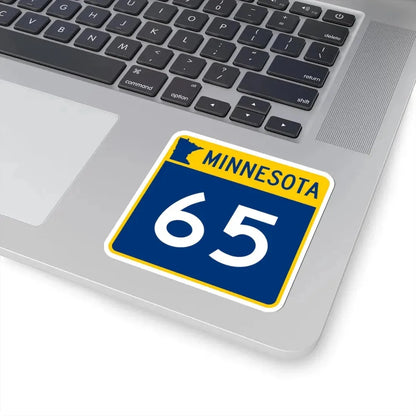 MN-65 (Minnesota) (Road Sign) STICKER Vinyl Kiss-Cut Decal - The Sticker Space