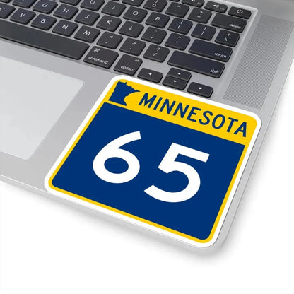 MN-65 (Minnesota) (Road Sign) STICKER Vinyl Kiss-Cut Decal - The Sticker Space