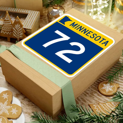 MN-72 (Minnesota) (Road Sign) STICKER Vinyl Kiss-Cut Decal - The Sticker Space