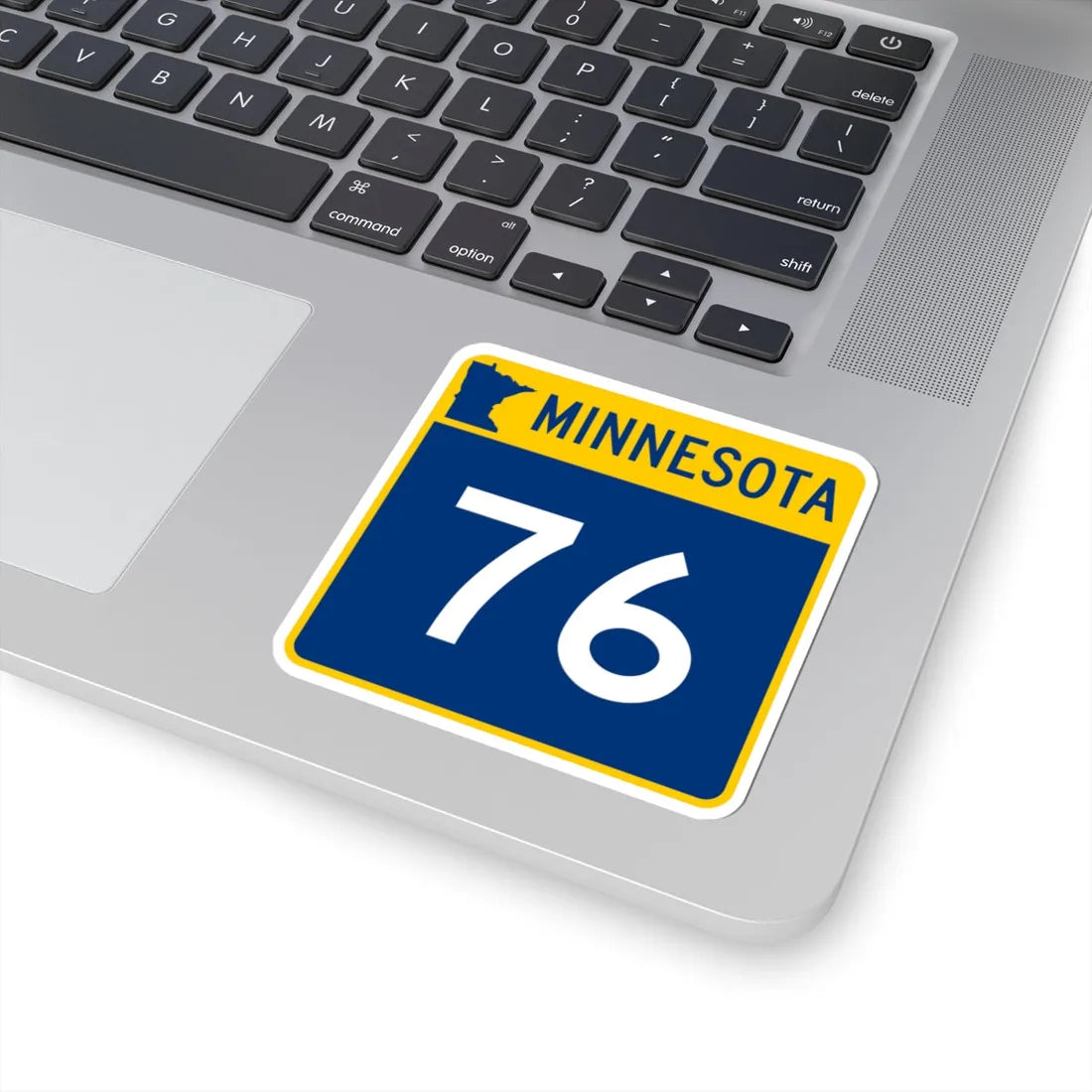MN-76 (Minnesota) (Road Sign) STICKER Vinyl Kiss-Cut Decal - The Sticker Space