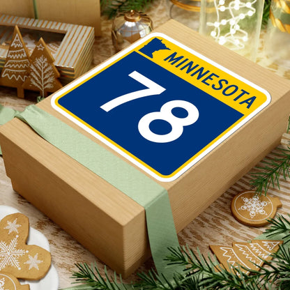 MN-78 (Minnesota) (Road Sign) STICKER Vinyl Kiss-Cut Decal - The Sticker Space