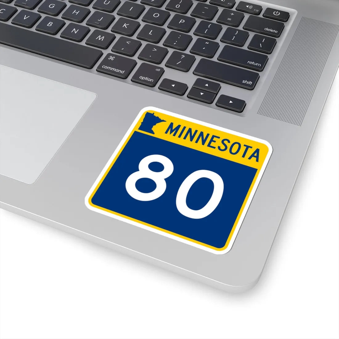 MN-80 (Minnesota) (Road Sign) STICKER Vinyl Kiss-Cut Decal - The Sticker Space
