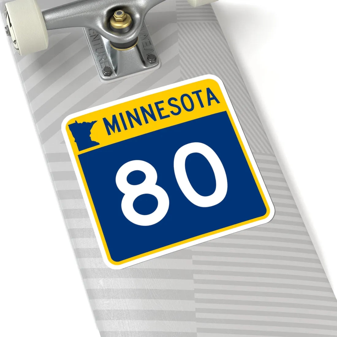 MN-80 (Minnesota) (Road Sign) STICKER Vinyl Kiss-Cut Decal - The Sticker Space