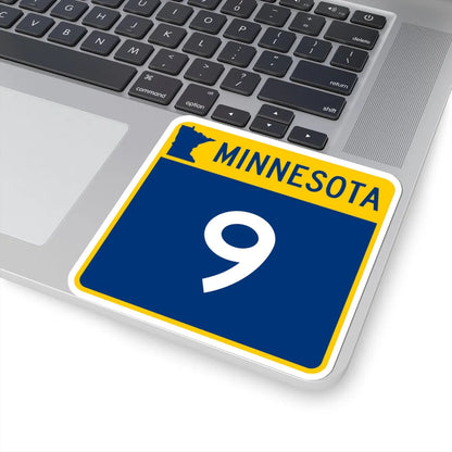 MN-9 (Minnesota) (Road Sign) STICKER Vinyl Kiss-Cut Decal - The Sticker Space