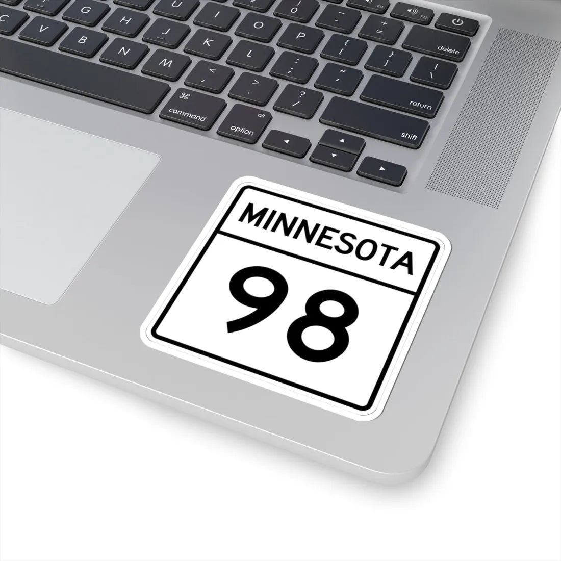 MN-98 1948 (Minnesota) (Road Sign) STICKER Vinyl Kiss-Cut Decal - The Sticker Space