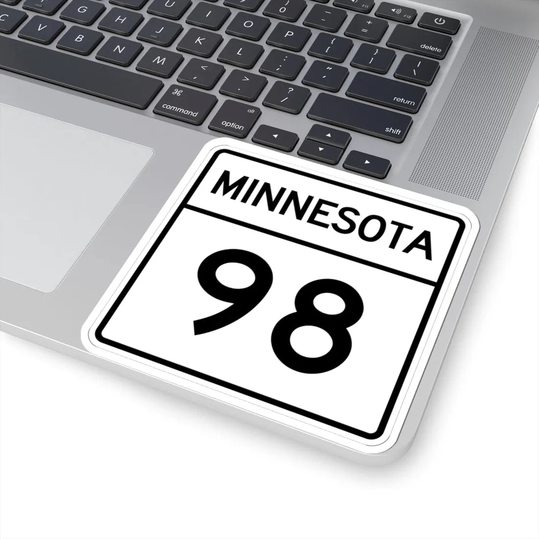 MN-98 1948 (Minnesota) (Road Sign) STICKER Vinyl Kiss-Cut Decal - The Sticker Space