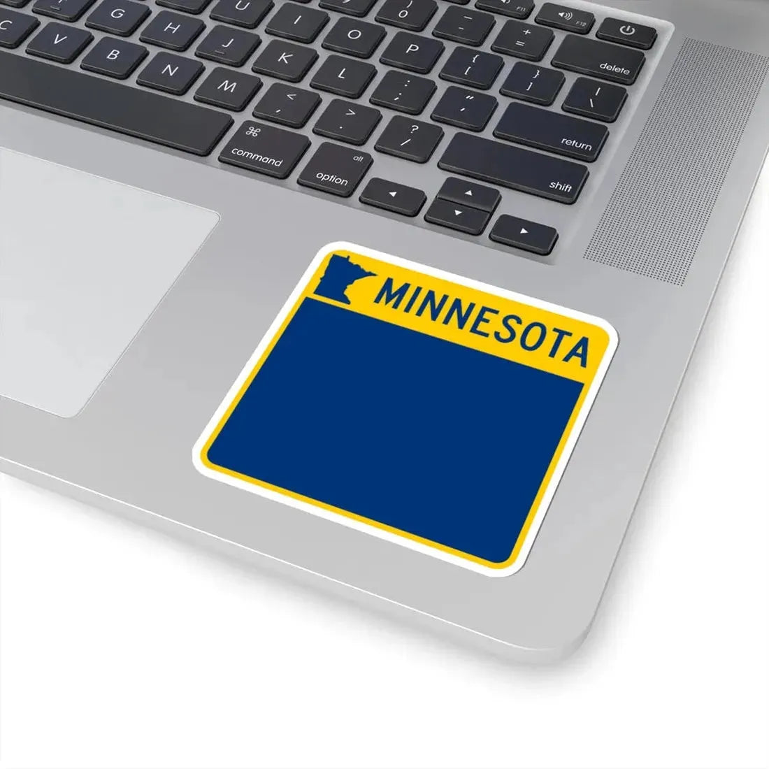 MN-blank (Minnesota) (Road Sign) STICKER Vinyl Kiss-Cut Decal - The Sticker Space