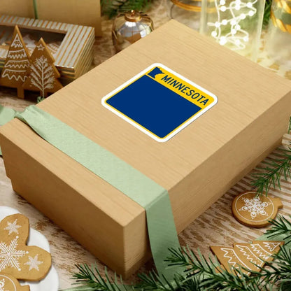 MN-blank (Minnesota) (Road Sign) STICKER Vinyl Kiss-Cut Decal - The Sticker Space