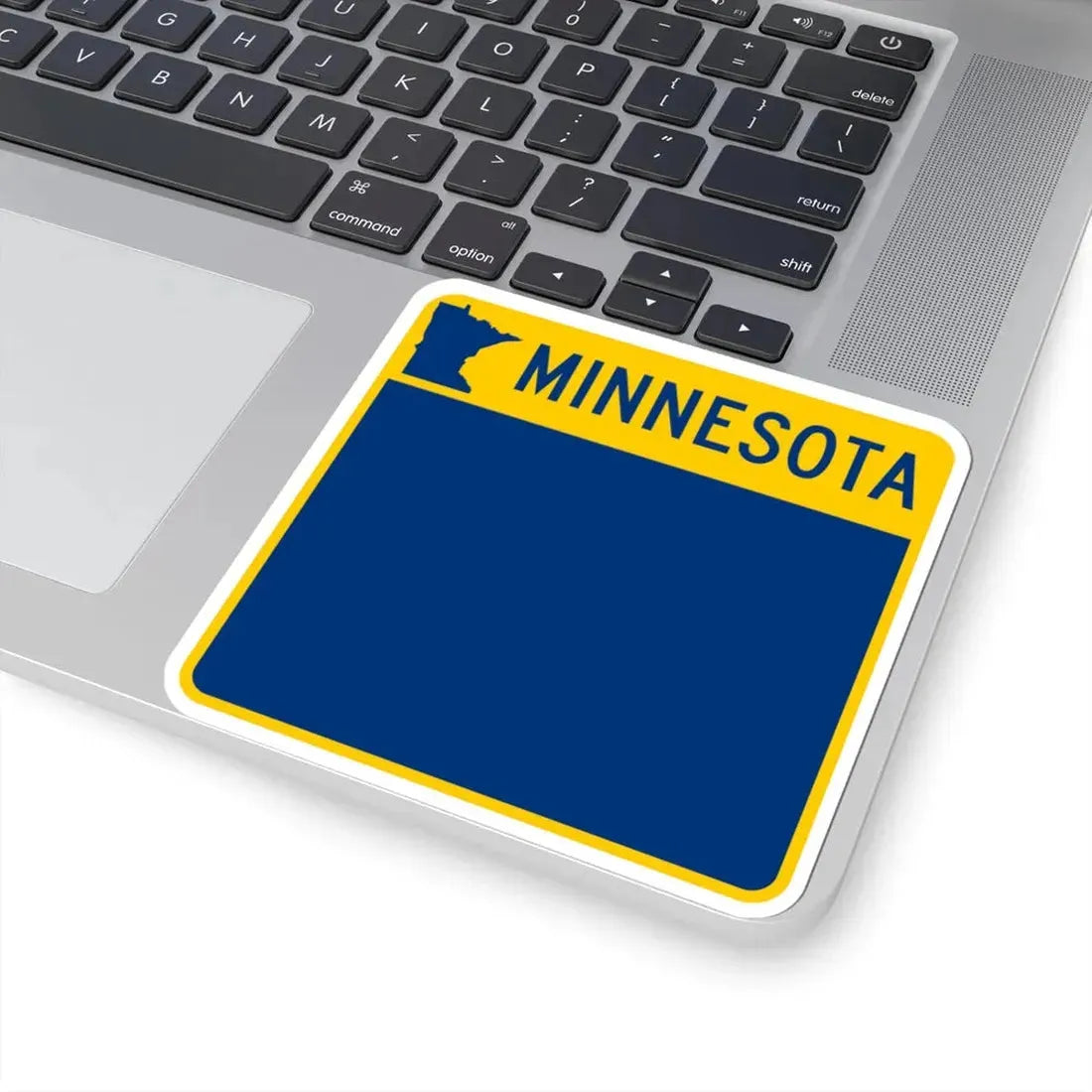 MN-blank (Minnesota) (Road Sign) STICKER Vinyl Kiss-Cut Decal - The Sticker Space