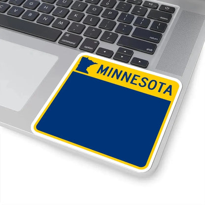MN-blank (Minnesota) (Road Sign) STICKER Vinyl Kiss-Cut Decal - The Sticker Space