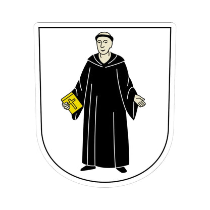 Mönchaltorf-blazon (Switzerland) (Coat of Arms) STICKER Vinyl Kiss-Cut Decal 4 Inch White - The Sticker Space