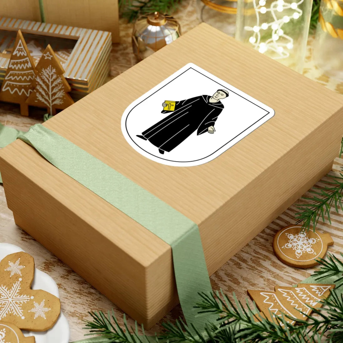 Mönchaltorf-blazon (Switzerland) (Coat of Arms) STICKER Vinyl Kiss-Cut Decal - The Sticker Space