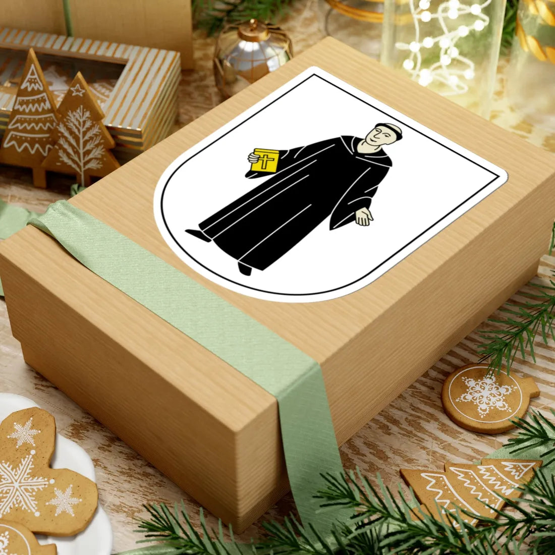 Mönchaltorf-blazon (Switzerland) (Coat of Arms) STICKER Vinyl Kiss-Cut Decal - The Sticker Space