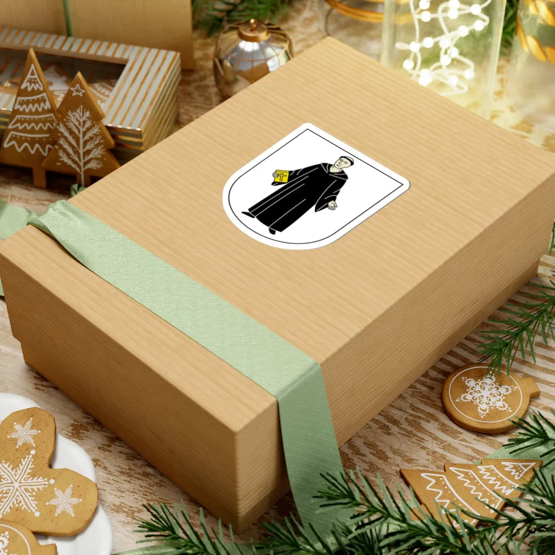 Mönchaltorf-blazon (Switzerland) (Coat of Arms) STICKER Vinyl Kiss-Cut Decal - The Sticker Space