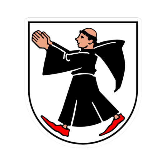 Münchenstein-coat of arms (Switzerland) (Coat of Arms) STICKER Vinyl Kiss-Cut Decal 2 Inch White - The Sticker Space