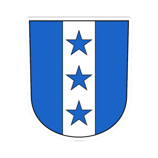 Münchwilen TG-blazon (Switzerland) (Coat of Arms) STICKER Vinyl Kiss-Cut Decal 2 Inch White - The Sticker Space