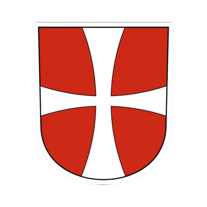 Münsterlingen-blazon (Switzerland) (Coat of Arms) STICKER Vinyl Kiss-Cut Decal 2 Inch White - The Sticker Space