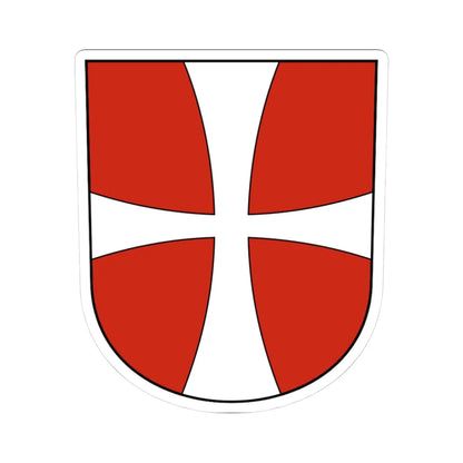 Münsterlingen-blazon (Switzerland) (Coat of Arms) STICKER Vinyl Kiss-Cut Decal 3 Inch White - The Sticker Space