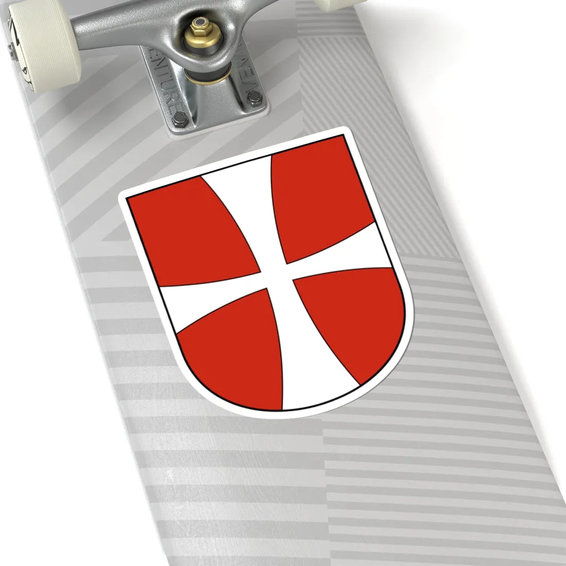 Münsterlingen-blazon (Switzerland) (Coat of Arms) STICKER Vinyl Kiss-Cut Decal - The Sticker Space