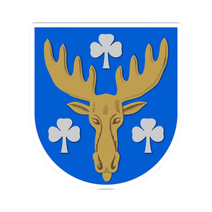 Mäntsälä.vaakuna (Finland) (Coat of Arms) STICKER Vinyl Kiss-Cut Decal 2 Inch White - The Sticker Space