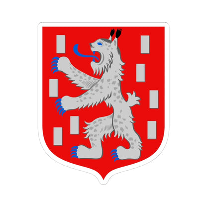 Mänttä.vaakuna (Finland) (Coat of Arms) STICKER Vinyl Kiss-Cut Decal 4 Inch White - The Sticker Space