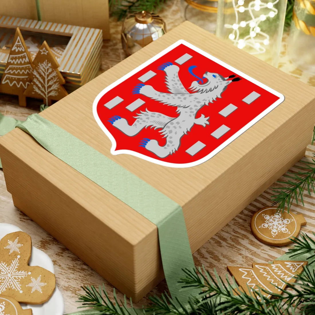 Mänttä.vaakuna (Finland) (Coat of Arms) STICKER Vinyl Kiss-Cut Decal - The Sticker Space