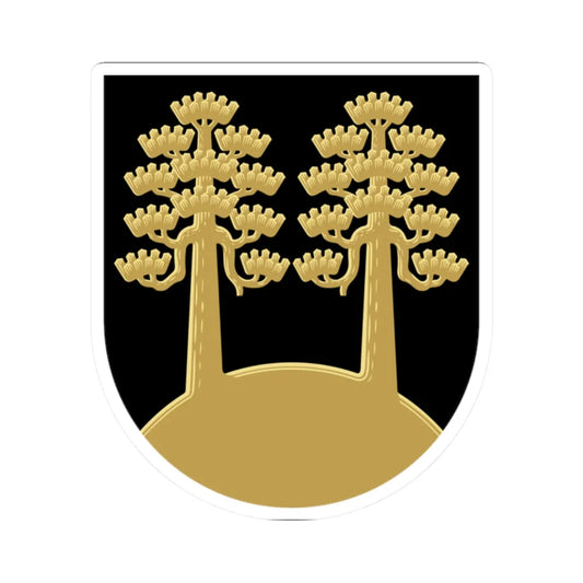 Mäntyharju.vaakuna (Finland) (Coat of Arms) STICKER Vinyl Kiss-Cut Decal 2 Inch White - The Sticker Space