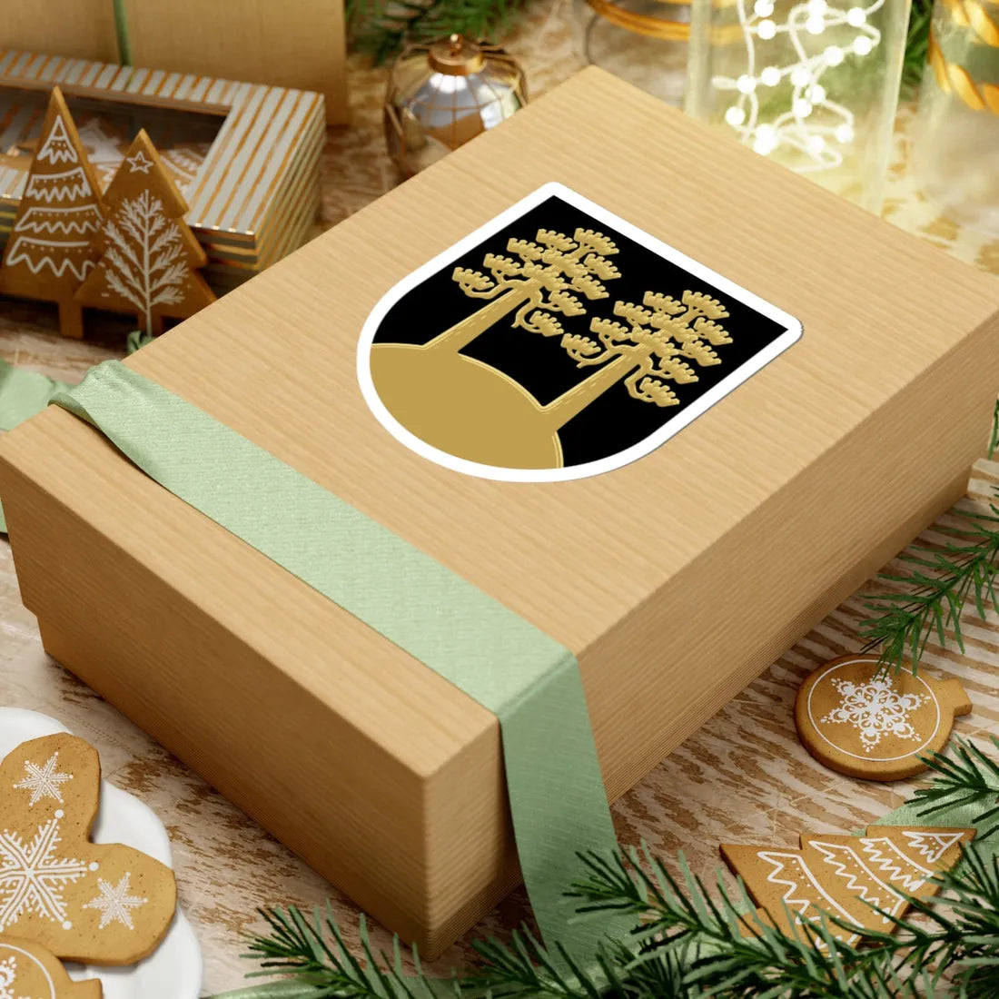 Mäntyharju.vaakuna (Finland) (Coat of Arms) STICKER Vinyl Kiss-Cut Decal - The Sticker Space