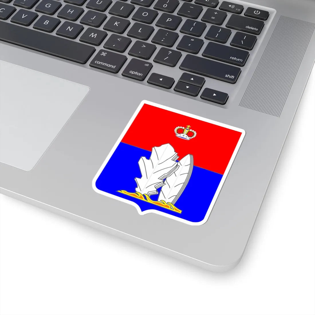 Mo gorod vsevolozhsk (Russia) (Coat of Arms) STICKER Vinyl Kiss-Cut Decal - The Sticker Space