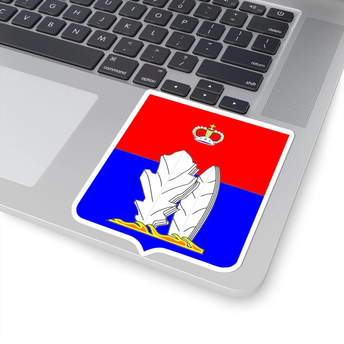 Mo gorod vsevolozhsk (Russia) (Coat of Arms) STICKER Vinyl Kiss-Cut Decal - The Sticker Space