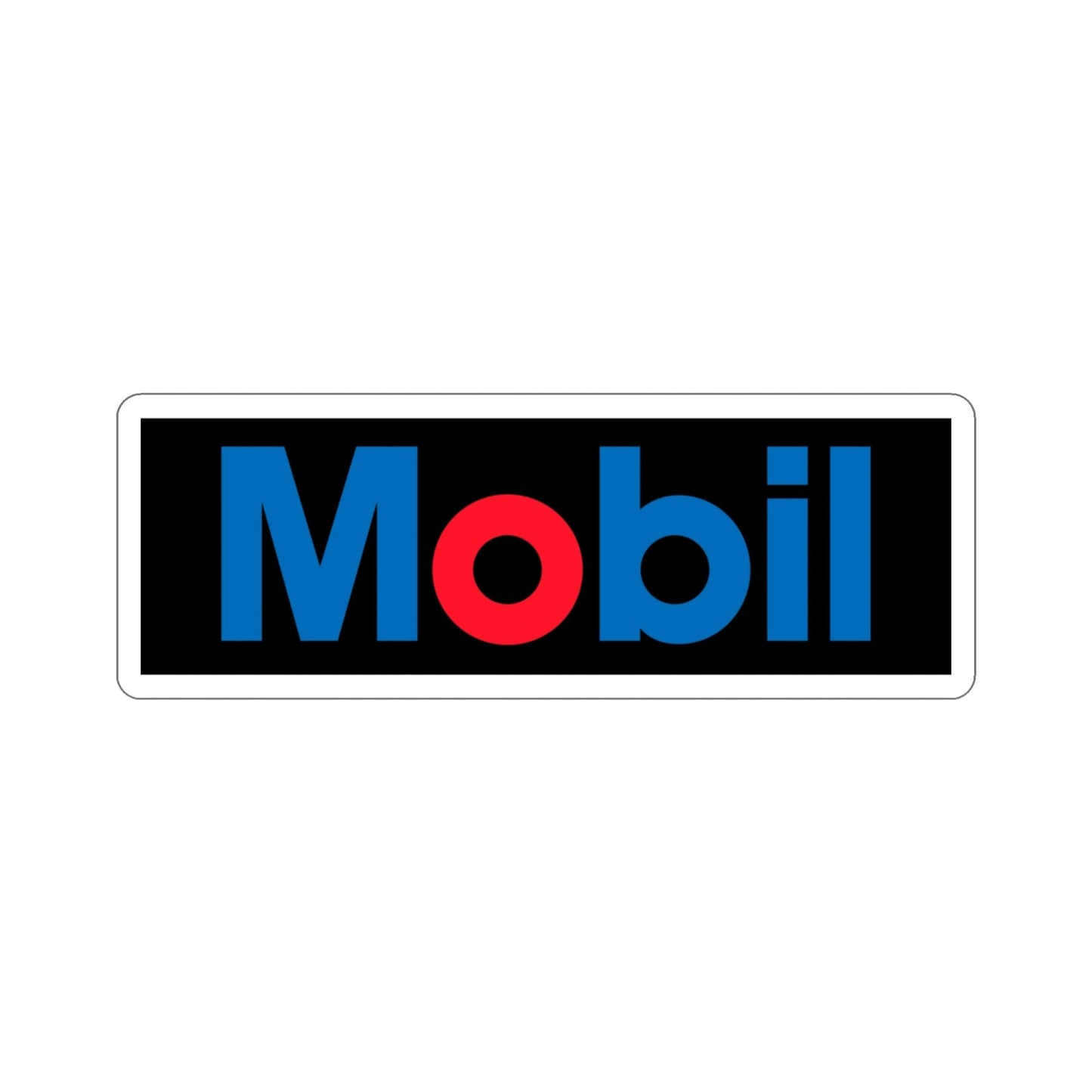 Mobil Gas Logo STICKER Vinyl Die-Cut Decal-3 Inch-The Sticker Space