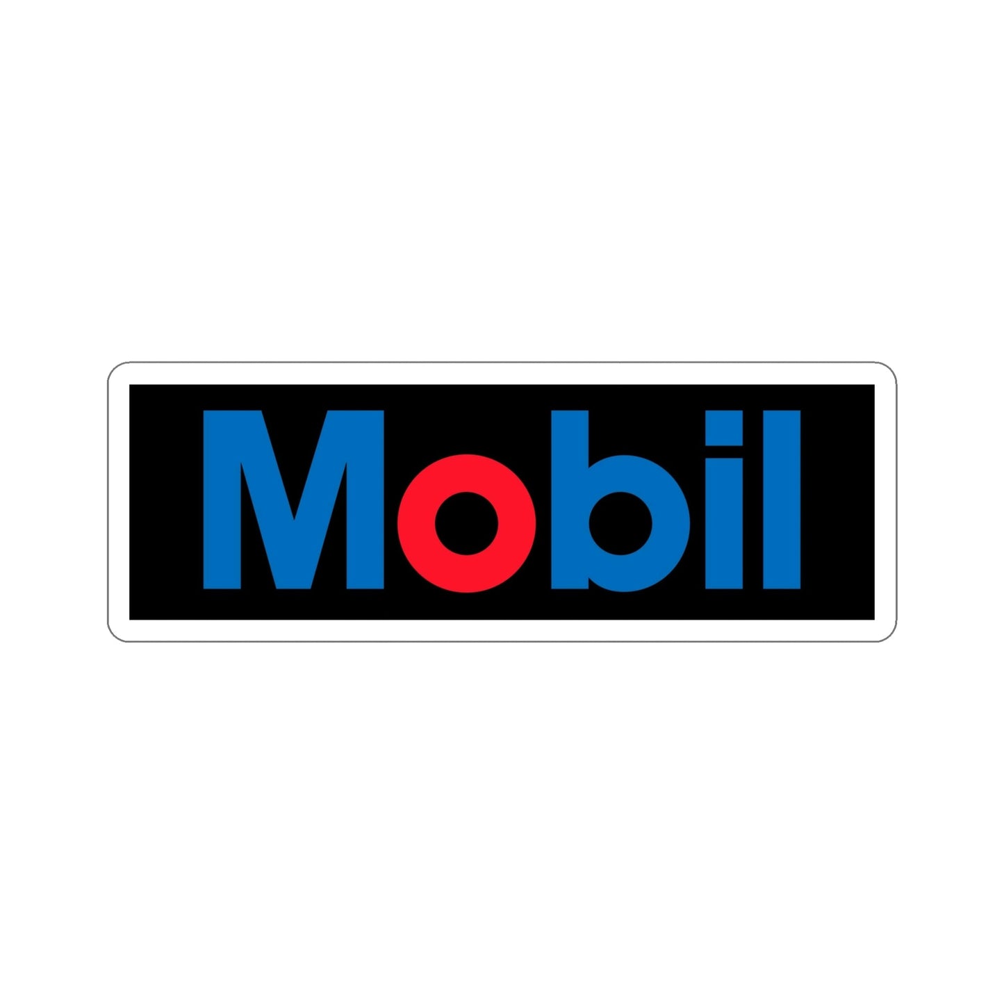 Mobil Gas Logo STICKER Vinyl Die-Cut Decal-6 Inch-The Sticker Space