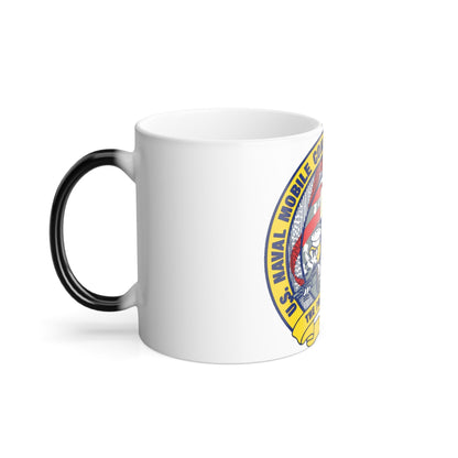 Mobile Construction Bn 5 NMCB 5 Seabee (U.S. Navy) Color Changing Mug 11oz-11oz-The Sticker Space