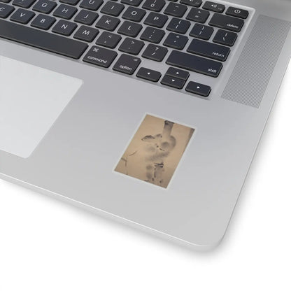 Mochizuki Gyokusen 望月玉川 - Squirrels on Bamboo and Rock - 1812 v4 - STICKER Vinyl Kiss-Cut Decal