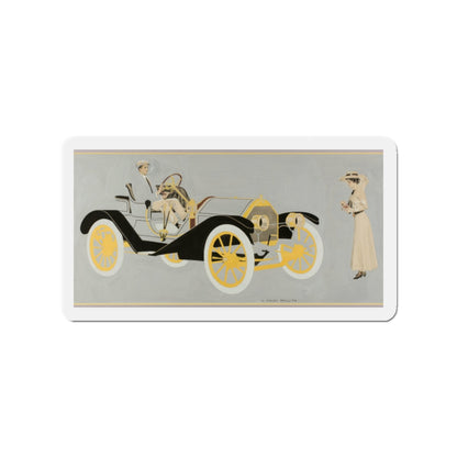 Model 20 Hudson Motor Car, ad illustration (Magazine Illustration) Refrigerator Magnet