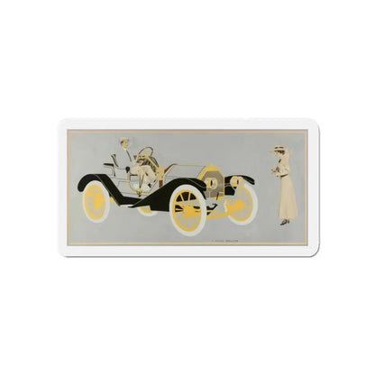 Model 20 Hudson Motor Car, ad illustration (Magazine Illustration) Refrigerator Magnet - The Sticker Space