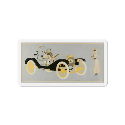 Model 20 Hudson Motor Car, ad illustration (Magazine Illustration) Refrigerator Magnet - The Sticker Space
