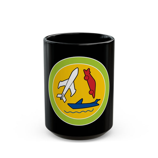 Model Design (Boy Scout Merit Badge) Black Coffee Mug-15oz-The Sticker Space